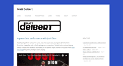 Desktop Screenshot of mattdeibert.com
